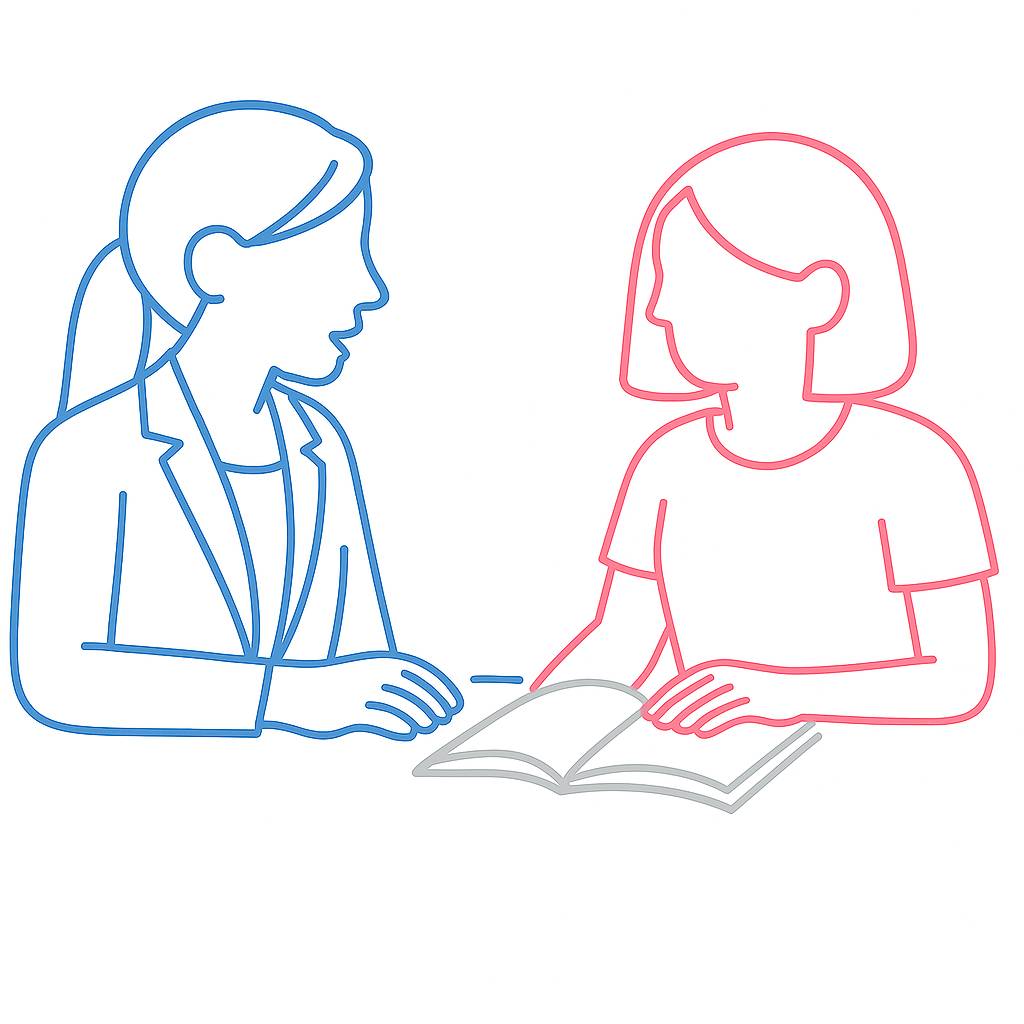 School-age language therapy icon